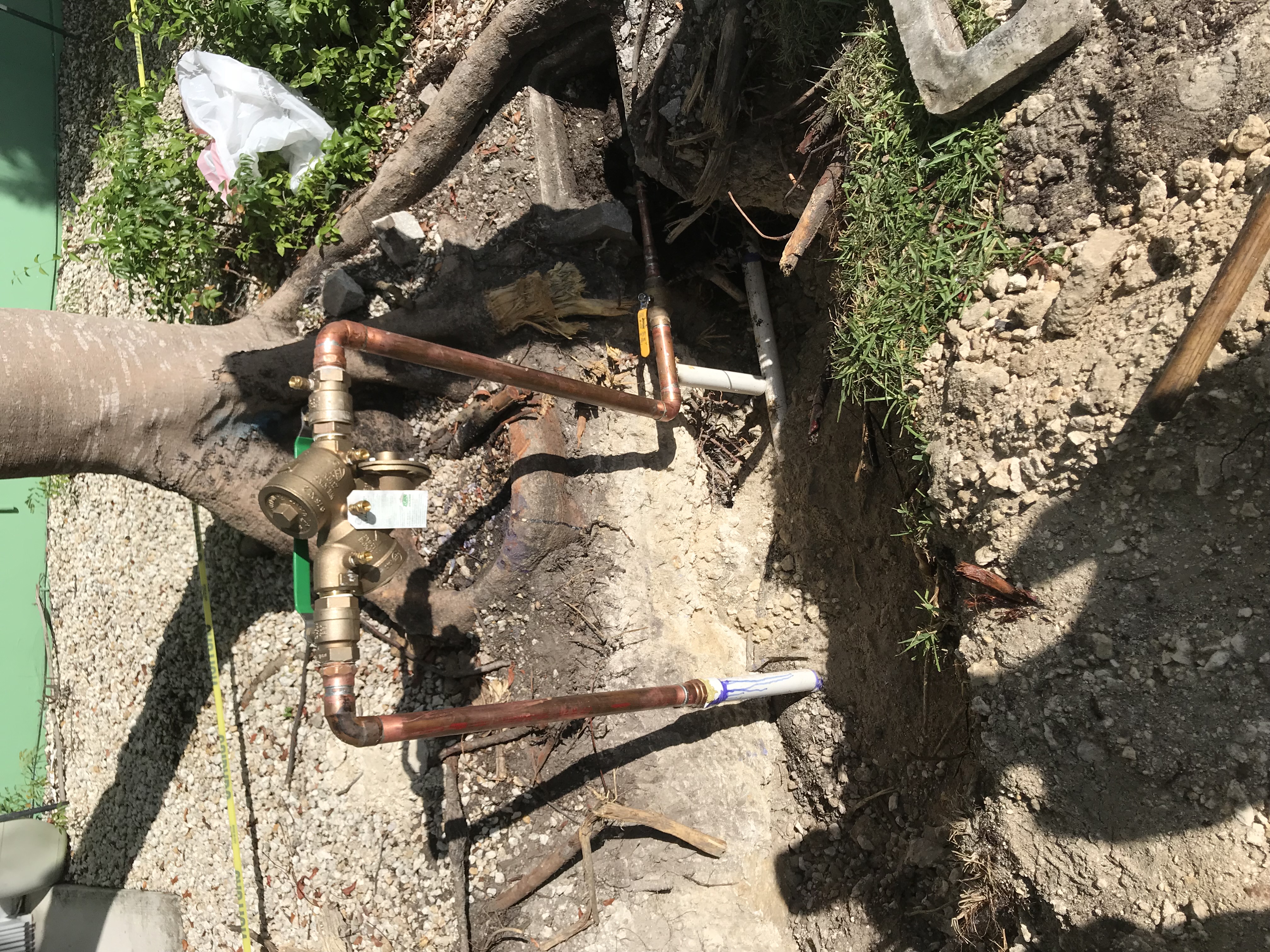 Sewer Line Work